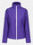 Standout Womens/Ladies Ablaze Printable Soft Shell Jacket - Purple/Black - Purple/Black