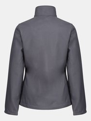 Standout Womens/Ladies Ablaze Printable Soft Shell Jacket - Seal Gray/Black