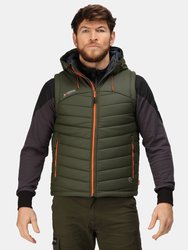 Tactical Threads Mens Calculate Insulated Bodywarmer - Dark Khaki