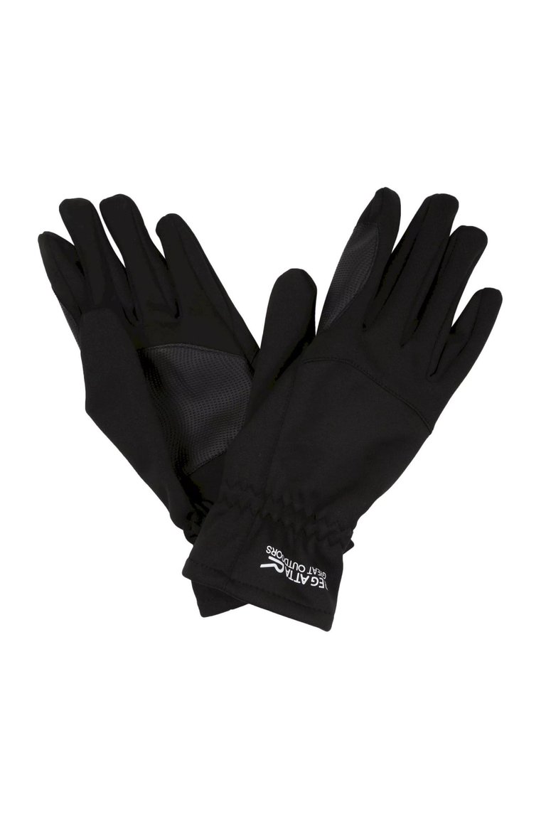 Unisex Adult III Softshell Gloves - Black - Black