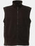 Unisex Haber II Full-Zip Bodywarmer Fleece Anti-Pill Jacket 250 gsm - Black - Black