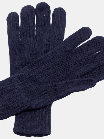 Regatta Unisex Knitted Winter Gloves - Navy product