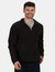 Unisex Thor Overhead Half Zip Anti-Pill Fleece Sweater - Black