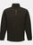 Unisex Thor Overhead Half Zip Anti-Pill Fleece Sweater - Black - Black
