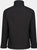 Uproar Mens Softshell Wind Resistant Fleece Jacket - All Black 