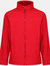 Uproar Mens Softshell Wind Resistant Fleece Jacket - Classic Red - Classic Red