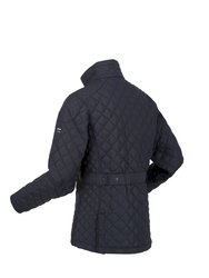 Womens Charleigh Quilted Insulated Jacket - Navy Tile