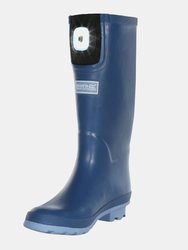 Women's Fairweather Shine LED Galoshes Boots - Slate Blue