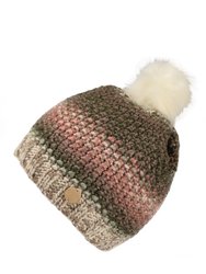 Women's Frosty V Knitted Beanie - Light Vanilla - Light Vanilla