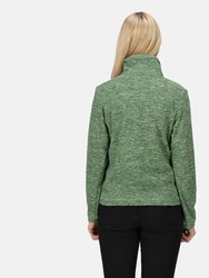 Womens Kizmitt Marl Full Zip Fleece Jacket - Basil Green