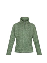 Womens Kizmitt Marl Full Zip Fleece Jacket - Basil Green