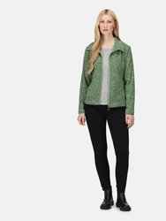 Womens Kizmitt Marl Full Zip Fleece Jacket - Basil Green - Basil Green