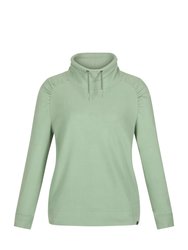 Womens/Ladies Abbilissa Slouch Sweater - Basil Green - Basil Green