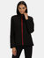 Womens/Ladies Ablaze Printable Soft Shell Jacket - Black/Classic Red