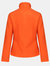 Womens/Ladies Ablaze Printable Soft Shell Jacket - Magma Orange/Black