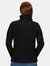 Womens/Ladies Ablaze Printable Softshell Jacket - Black/Black