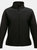 Womens/Ladies Ablaze Printable Softshell Jacket - Black/Black