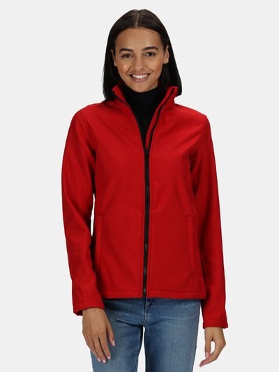 Regatta Womens/Ladies Ablaze Printable Softshell Jacket - Classic Red product