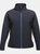 Womens/Ladies Ablaze Printable Softshell Jacket - Navy Blue/French Blue