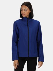 Womens/Ladies Ablaze Printable Softshell Jacket - Royal Blue/Black - Royal Blue/Black