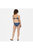 Womens/Ladies Aceana Bikini Bottoms - Navy Tile