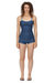 Womens/Ladies Aceana Bikini Shorts - Navy Tile - Navy Tile