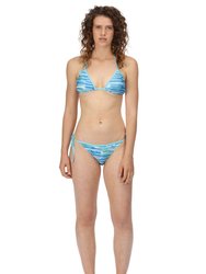 Womens/Ladies Aceana Brush Stroke Bikini Top - Seascape - Seascape