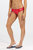 Womens/Ladies Aceana High Leg Bikini Briefs - Dark Cerise Tropical - Dark Cerise Tropical