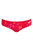 Womens/Ladies Aceana High Leg Bikini Briefs - Dark Cerise Tropical