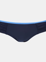 Womens/Ladies Aceana High Leg Bikini Briefs - Navy/Sonic Blue - Navy/Sonic Blue