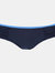 Womens/Ladies Aceana High Leg Bikini Briefs - Navy/Sonic Blue - Navy/Sonic Blue