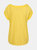 Womens/Ladies Adine Stripe T-Shirt - Maize yellow