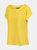 Womens/Ladies Adine Stripe T-Shirt - Maize yellow