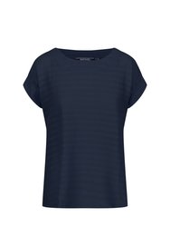 Womens/Ladies Adine Stripe T-Shirt - Navy - Navy