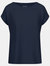 Womens/Ladies Adine Stripe T-Shirt - Navy - Navy