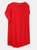 Womens/Ladies Adine Stripe T-Shirt - True Red
