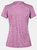 Womens/Ladies Antwerp Short Sleeved Marl T-Shirt - Vivid Viola