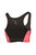 Womens/Ladies Asana Sports Bra - Hot Pink Print