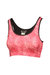 Womens/Ladies Asana Sports Bra - Hot Pink Print