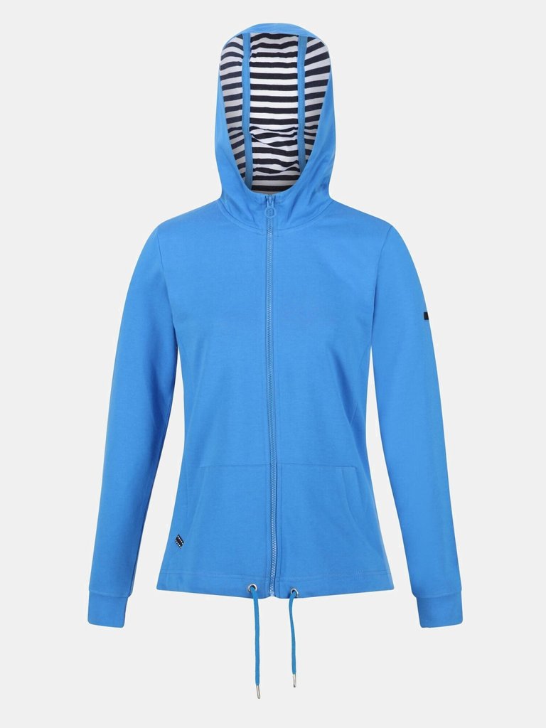 Womens/Ladies Bayarma Full Zip Hoodie - Sonic Blue - Sonic Blue