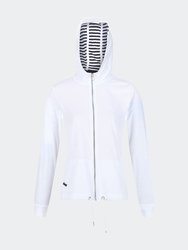 Womens/Ladies Bayarma Full Zip Hoodie - White