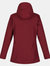 Womens/Ladies Bergonia II Hooded Waterproof Jacket - Claret Red