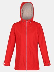 Womens/Ladies Bergonia II Hooded Waterproof Jacket - Molten Red