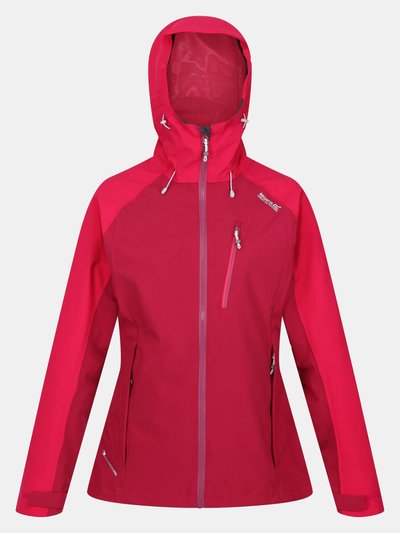 Regatta Womens/Ladies Birchdale Waterproof Shell Jacket - Berry Pink/Pink Potion product