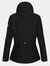 Womens/Ladies Birchdale Waterproof Shell Jacket - Black/White