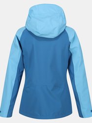 Womens/Ladies Birchdale Waterproof Shell Jacket - Vallarta Blue/Ethereal