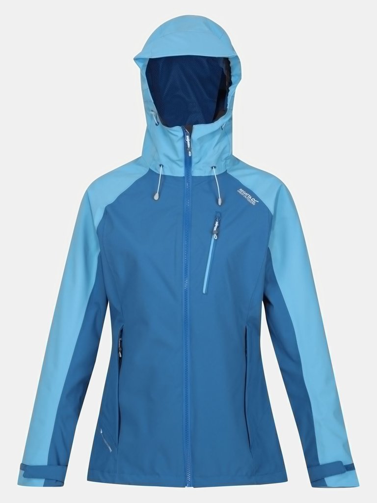 Womens/Ladies Birchdale Waterproof Shell Jacket - Vallarta Blue/Ethereal - Vallarta Blue/Ethereal