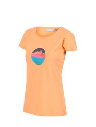 Womens/Ladies Breezed II Sunset T-Shirt