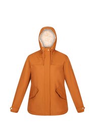 Womens/Ladies Bria Faux Fur Lined Waterproof Jacket - Copper Almond - Copper Almond