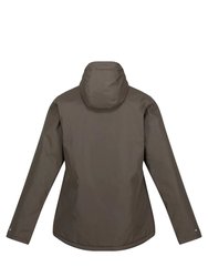 Womens/Ladies Bria Faux Fur Lined Waterproof Jacket - Dark Khaki